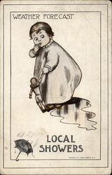 Baby peeing Postcard