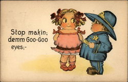 Stop Makin demm Goo-Goo eyes Postcard