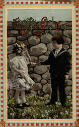 Don't cry little girl Postcard