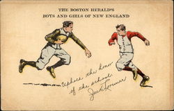 The Boston Herald's Boys and Girls of New England Postcard