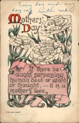Mothers' Day Greetings with Chrysanthemums Postcard