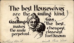 Advertisement for Gas Range Postcard