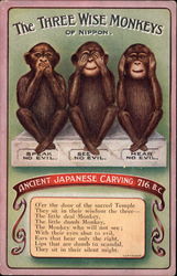 The Three Wise Monkeys of Nippon The Three Wise Monkeys of Nippon