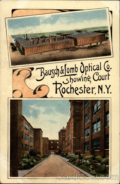 Bausch & Lomb Optical Co. showing Court Rochester New York