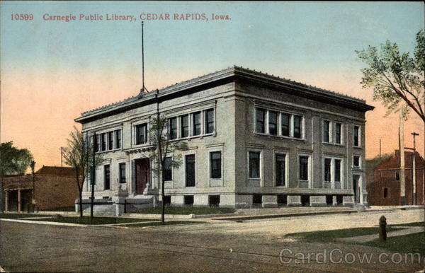 Carnegie Public Library Cedar Rapids Iowa