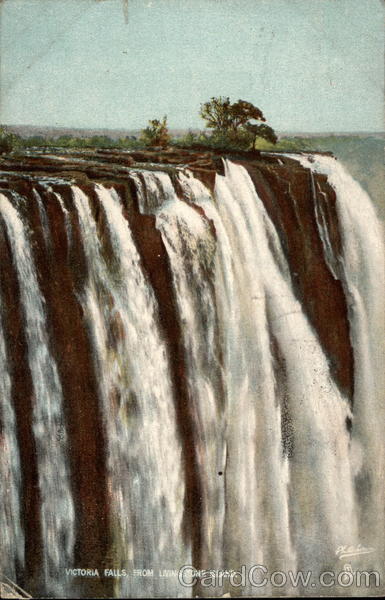 Victoria Falls Livingstone Island Zambia Africa