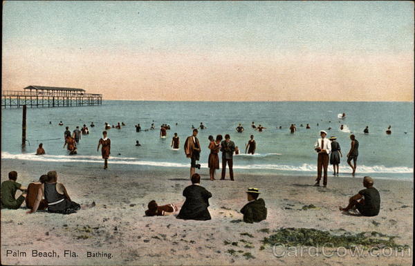 Bathing Palm Beach Florida