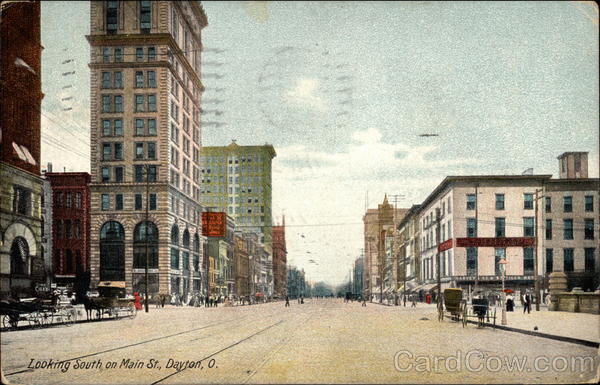 Looking South on Main St Dayton Ohio