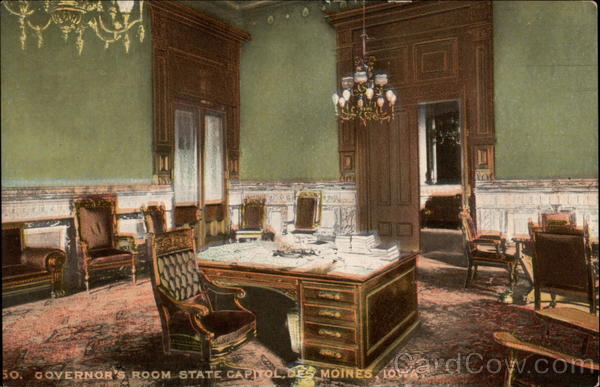 Governor's Room, State Capitol Des Moines Iowa