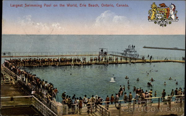 Largest Swimming Pool on the World Erie Beach Canada