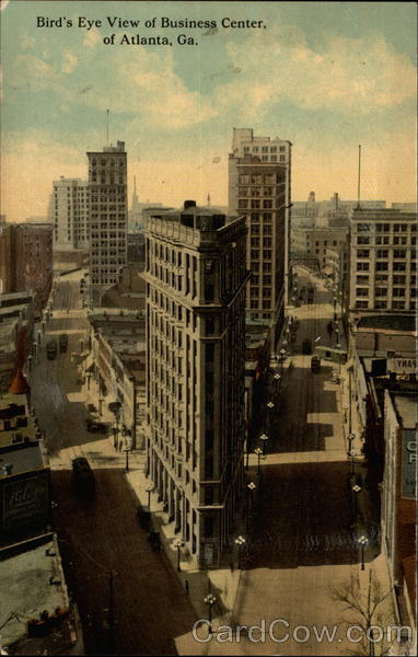 Bird's Eye View of Business Center Atlanta Georgia