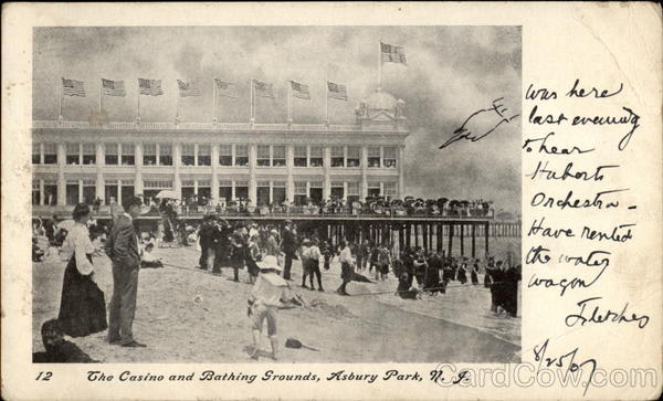 The Casino and Bathing Grounds Asbury Park New Jersey