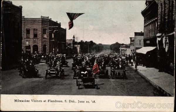 Milwaukee Visitors, June 10, '08 Flandreau South Dakota
