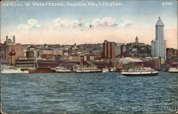Section of Waterfront Seattle Washington