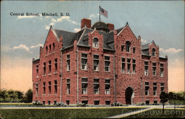 View of Central School Mitchell South Dakota