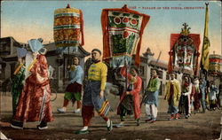 Parade of the Tongs, Chinatown Postcard