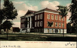 Buchtel Hall, Buchtel College Akron, OH Postcard Postcard