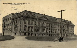 Main Office, Lackawanna Steel Co Postcard