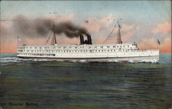 Steamer Belfast Postcard