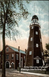 Portland Observatory, Erected 1807 Postcard
