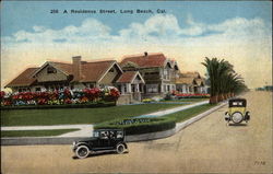 A residence street Postcard