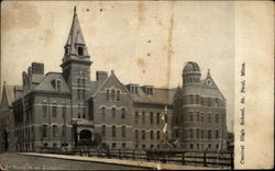 Central HIgh School Postcard