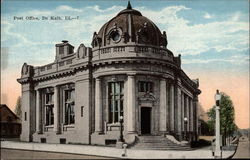 De Kalb Post Office DeKalb, IL Postcard Postcard