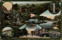 Darwen City Highlights England Lancashire Postcard Postcard