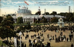 Gooderham Fountain and Horticultural Building,Canadian National Exhibition Toronto, ON Canada Ontario Postcard Postcard