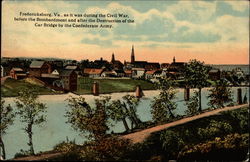 Fredericksburg, VA as it was during the Civil War Virginia Postcard Postcard