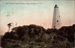 Bald Head Light Hosue Southport, NC Postcard Postcard