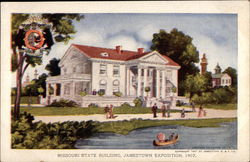 Missouri State Building Jamestown, VA 1907 Jamestown Exposition Postcard Postcard