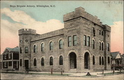 Boys Brigade Armory Wilmington, NC Postcard Postcard