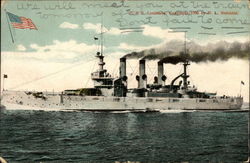 USS Louisiana Postcard