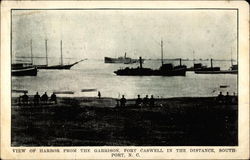 View of Harbor Postcard