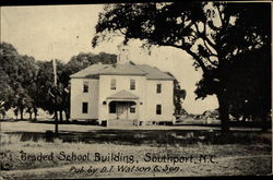 Graded School Building Postcard