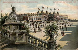 Manufactures and Liberal Arts Building Jamestown, VA 1907 Jamestown Exposition Postcard Postcard