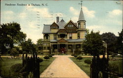 Handsome residence Durham, NC Postcard Postcard
