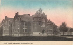 Public School Buildings Postcard