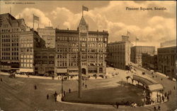 View of Pioneer Square Postcard