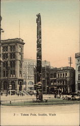 Totem Pole Postcard