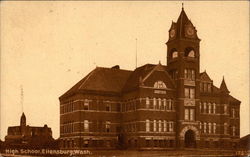 High School Ellensburg, WA Postcard Postcard