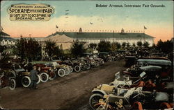 Bolster Avenue, Insterstate Fair Grounds Spokane, WA Postcard Postcard