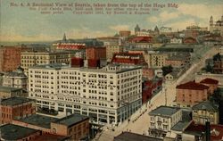 A sectional view of Seattle, taken from the top of the Hoge Bldg Postcard