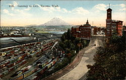 Gateway to City Tacoma, WA Postcard Postcard