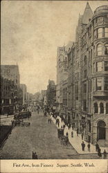 First Ave., from Pioneer Square Seattle, WA Postcard Postcard