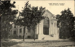 First Baptist Church Walla Walla, WA Postcard Postcard