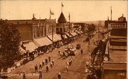 Street Scene Ritzville, WA Postcard Postcard