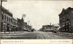 Dakota Avenue Huron, SD Postcard Postcard