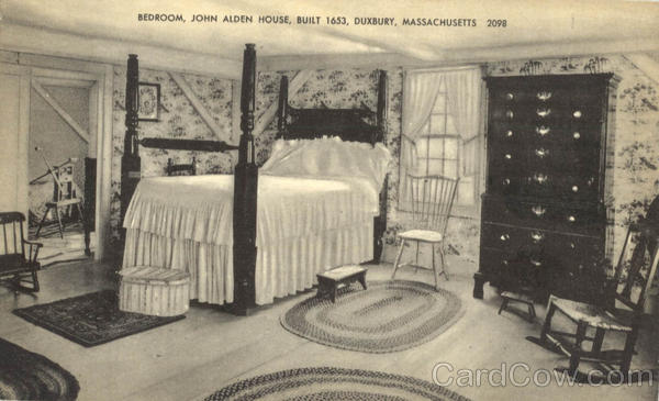 Bedroom, John Alden House Duxbury Massachusetts